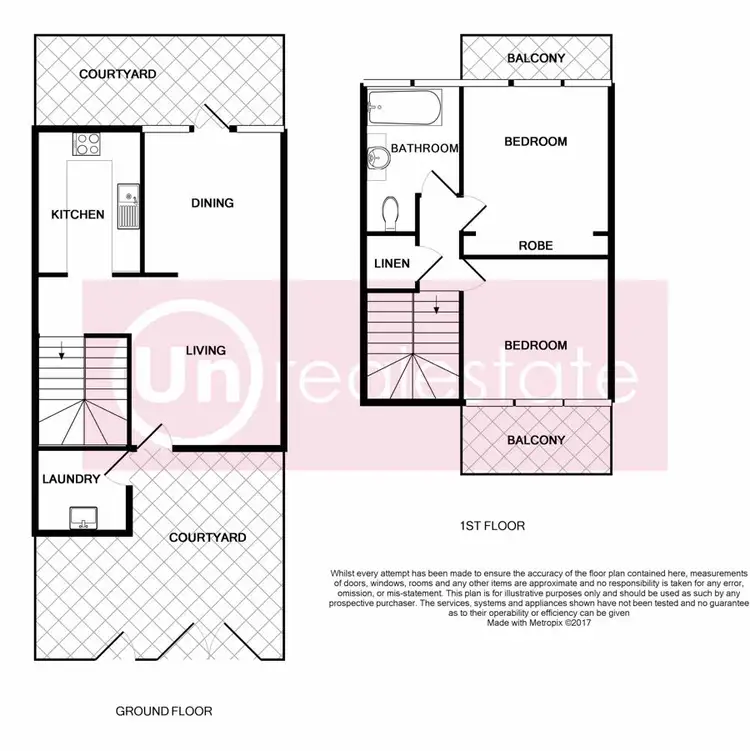 Floorplan of Homely house listing, 6/18 Combine Street, Coffs Harbour NSW 2450