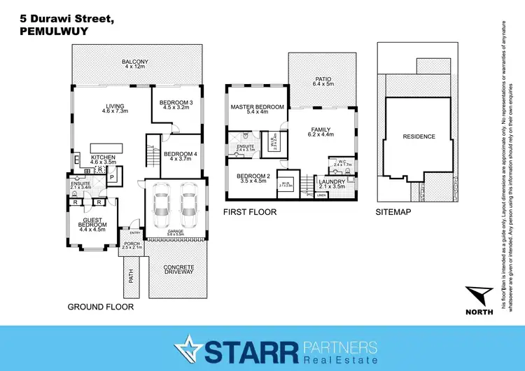 Floorplan of Homely house listing, 5 Durawi Street, Pemulwuy NSW 2145