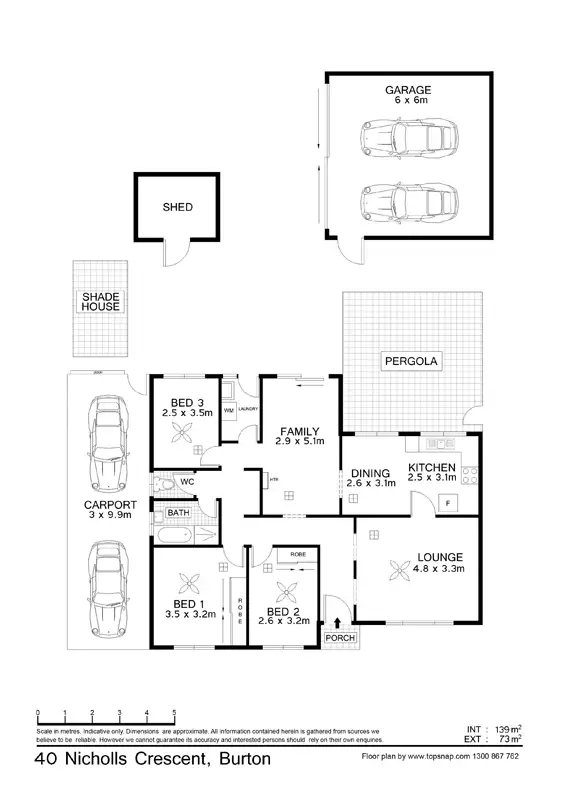 Floorplan of Homely house listing, 40 Nicholls Cres, Burton SA 5110