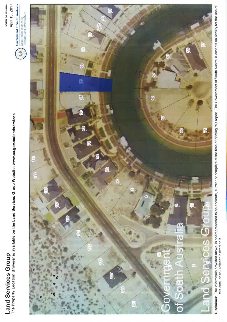 Floorplan of Homely land listing, No 66 (Lot 40) Pommern Way, Wallaroo SA 5556