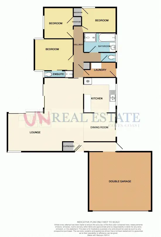 Floorplan of Homely house listing, 1/3 Nyah Place, Toormina NSW 2452