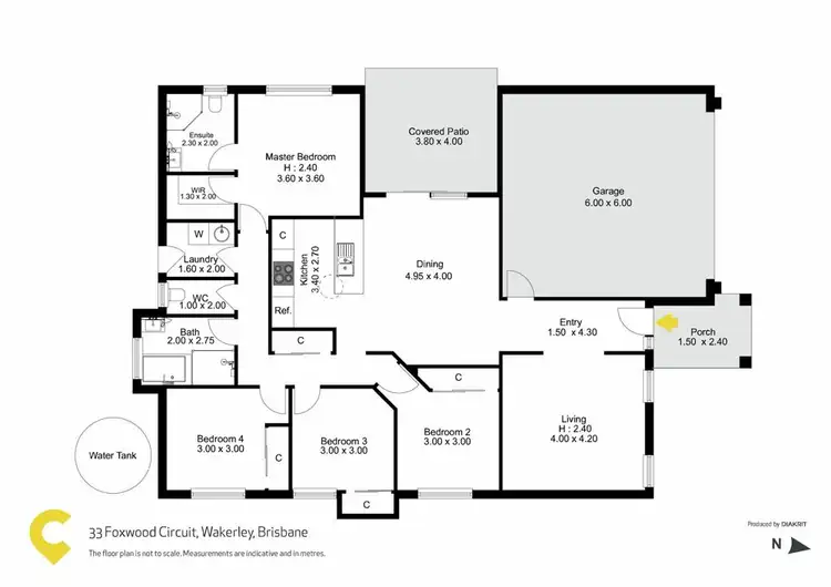 Floorplan of Homely house listing, 33 Foxwood Circuit, Wakerley QLD 4154