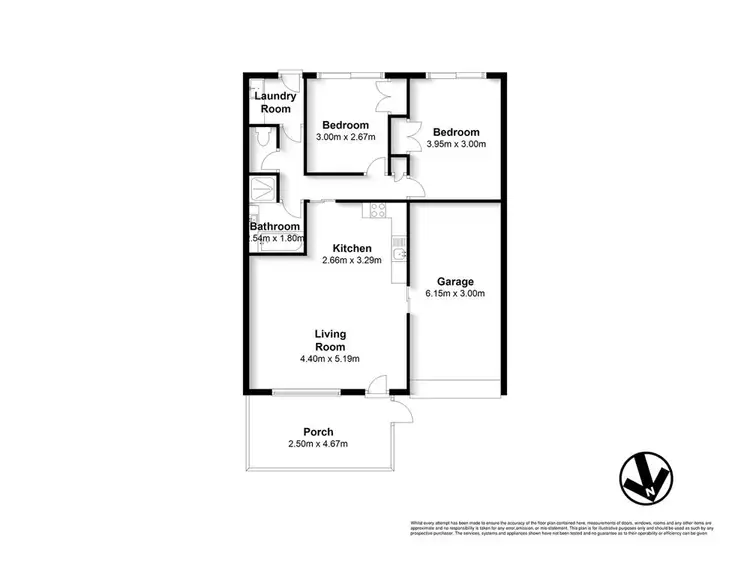 Floorplan of Homely unit listing, 5/88 McPherson Street, Kippa-Ring QLD 4021