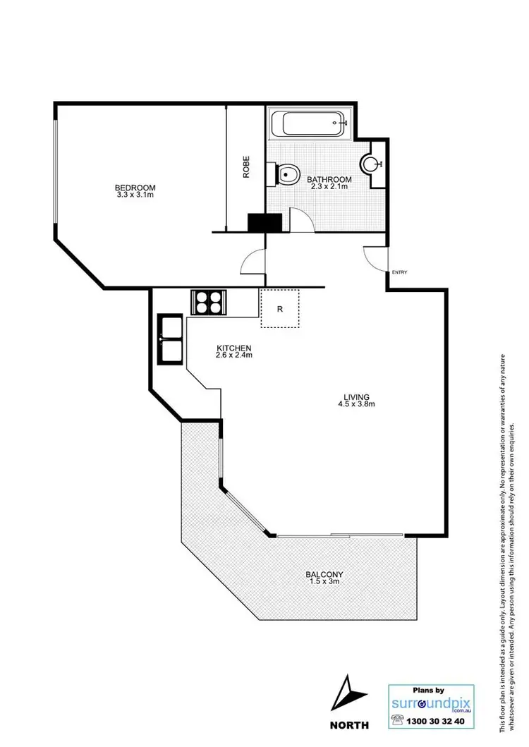 Floorplan of Homely unit listing, L10/160 Roma St, Brisbane City QLD 4000