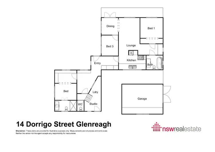 Floorplan of Homely house listing, 14 Dorrigo St, Glenreagh NSW 2450