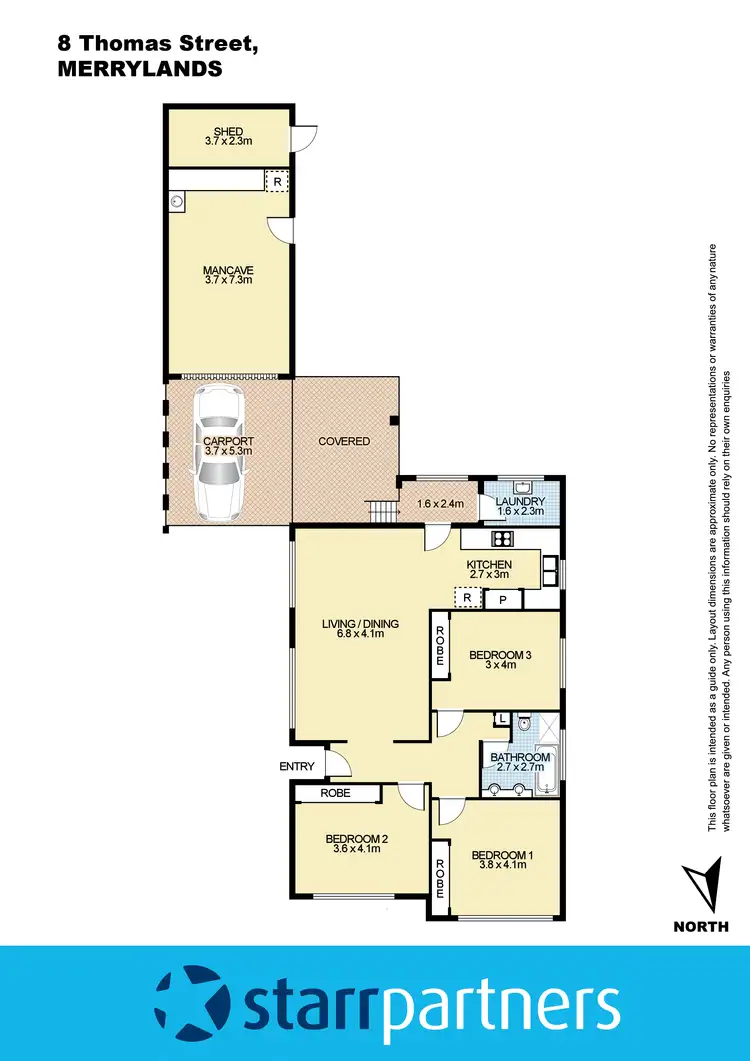 Floorplan of Homely house listing, 8 Thomas Street, Merrylands NSW 2160