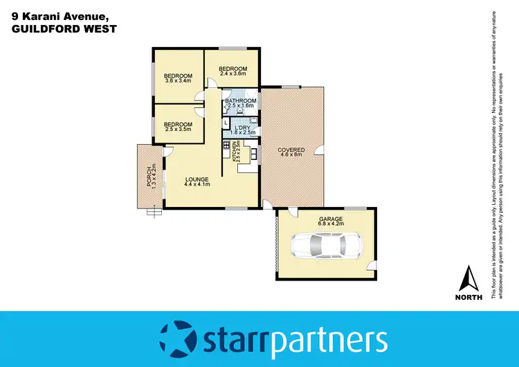 Floorplan of Homely house listing, 9 Karani Avenue, Guildford NSW 2161