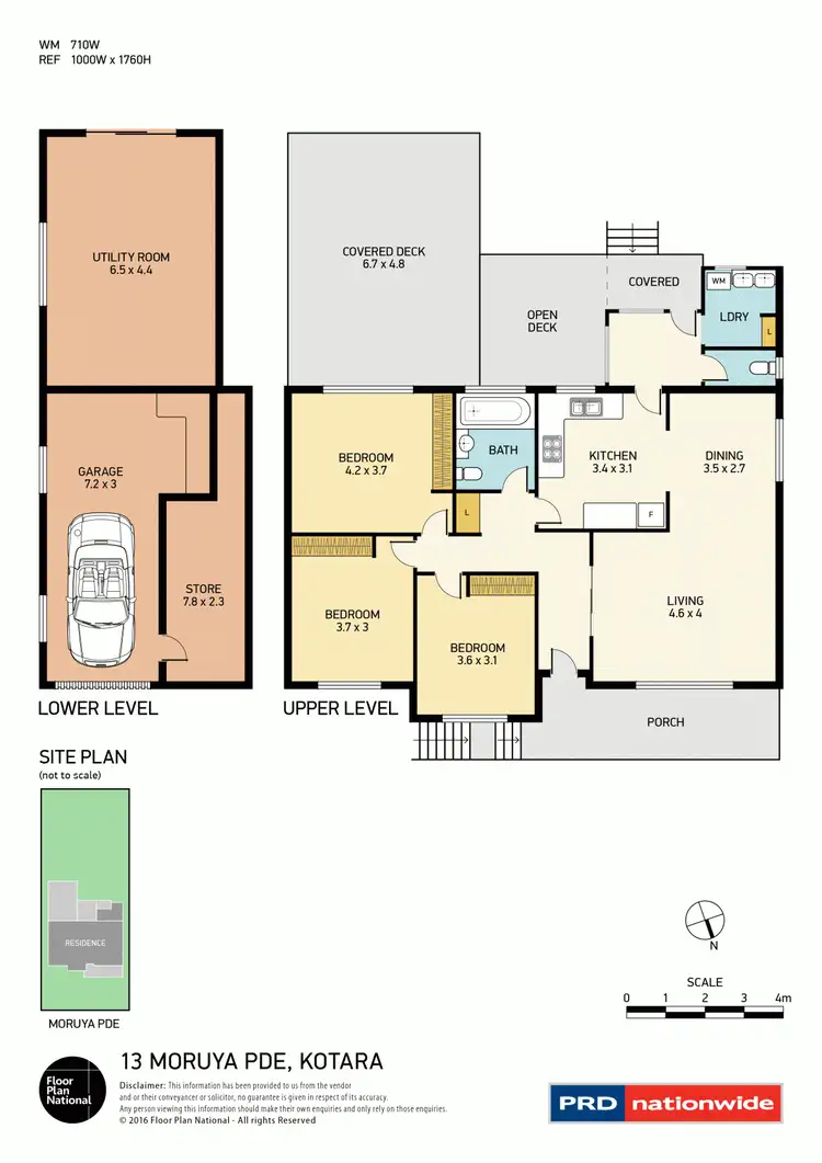 Floorplan of Homely house listing, 13 Moruya Parade, Kotara NSW 2289