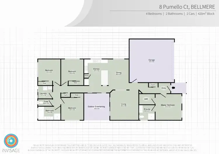Floorplan of Homely house listing, 8 Pumello Court, Bellmere QLD 4510