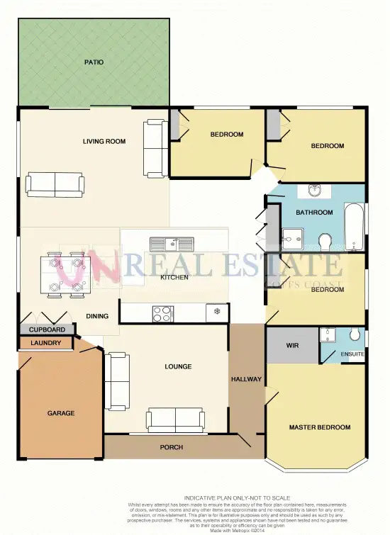 Floorplan of Homely house listing, 22 Aquamarine Drive, Toormina NSW 2452