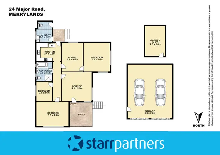Floorplan of Homely house listing, 24 Major Road, Merrylands NSW 2160