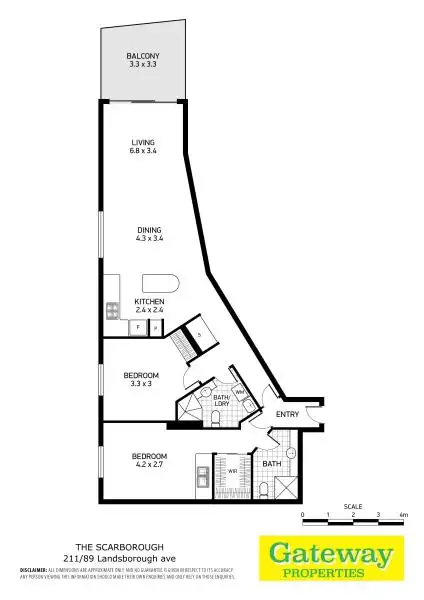 Floorplan of Homely house listing, 211/89 Landsborough Avenue, Scarborough QLD 4020