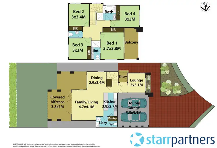 Floorplan of Homely house listing, 8 Arnika Court, Glenwood NSW 2768