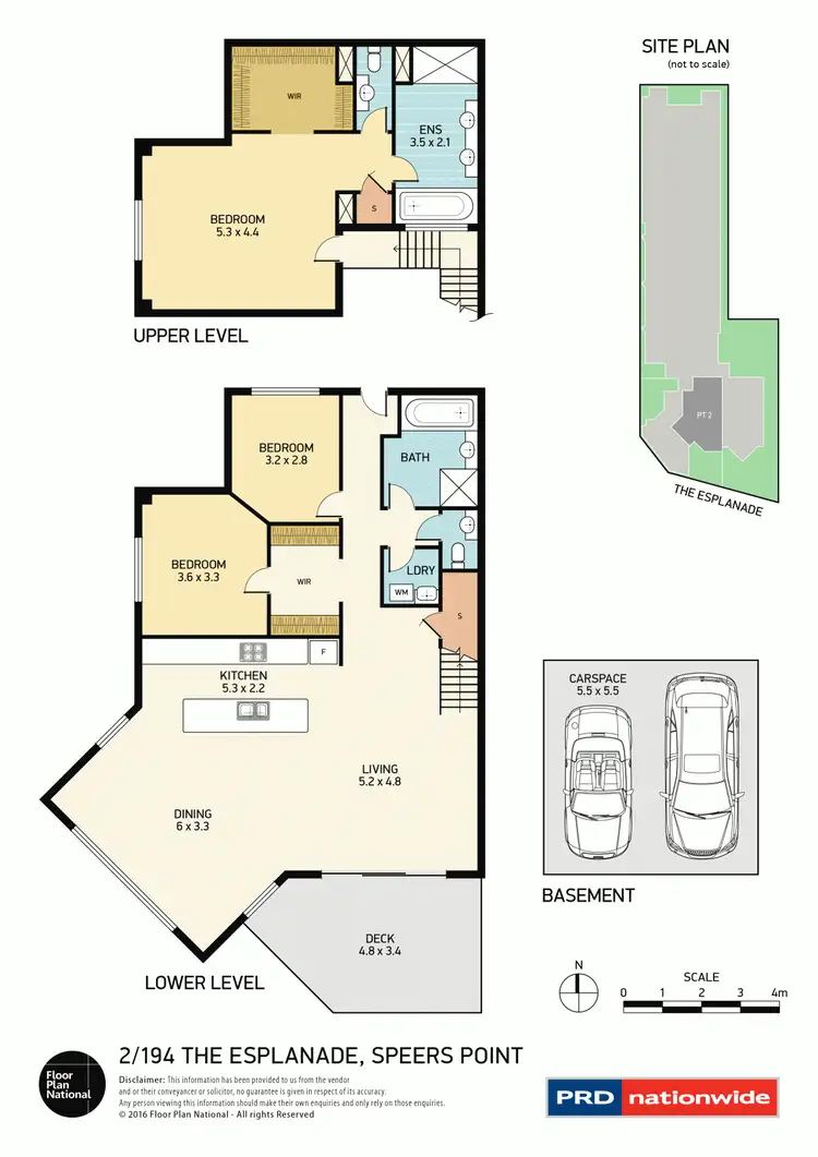 Floorplan of Homely unit listing, 2/194 The Esplanade, Speers Point NSW 2284
