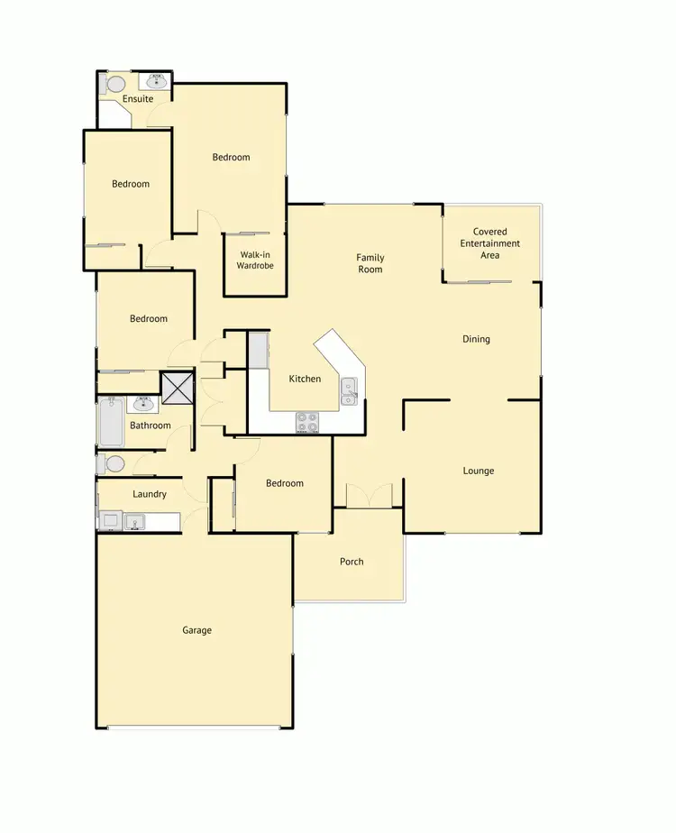 Floorplan of Homely house listing, 16 Maddock Avenue, Mooloolah Valley QLD 4553