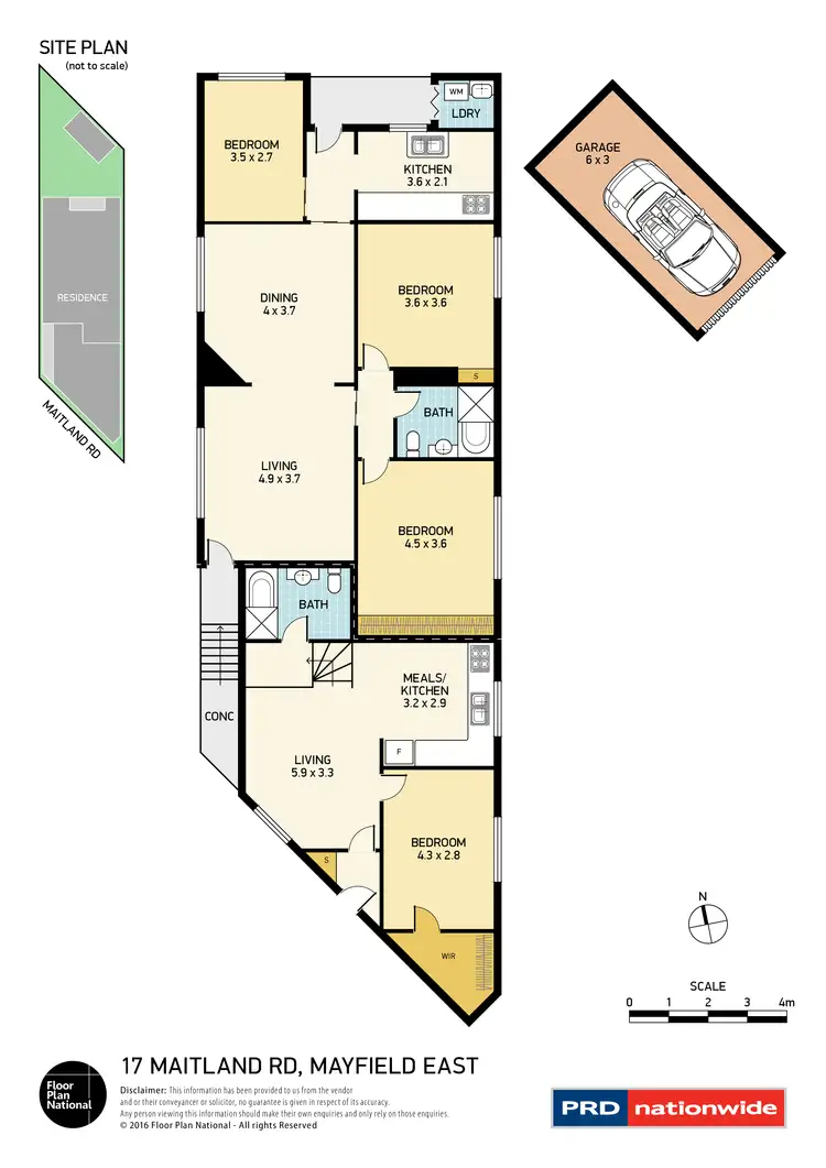 Floorplan of Homely house listing, 17 Maitland Road, Mayfield East NSW 2304