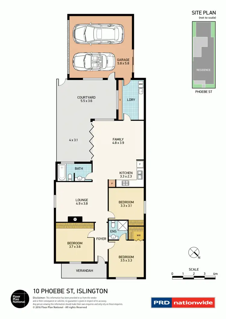 Floorplan of Homely house listing, 10 Phoebe Street, Islington NSW 2296
