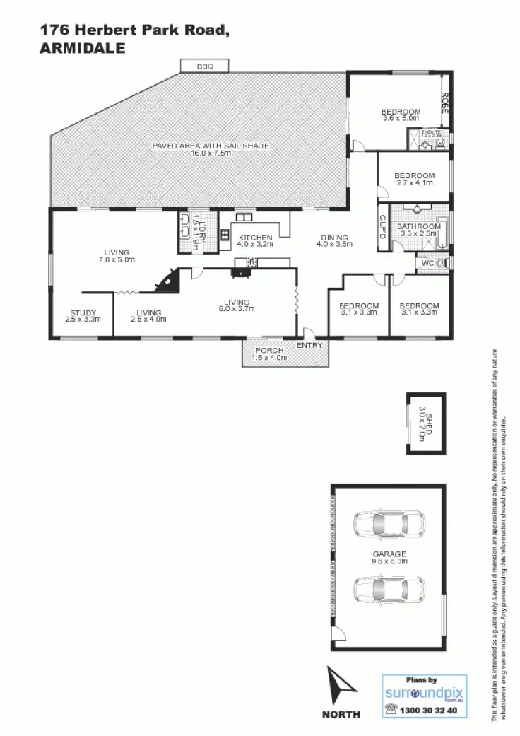 Floorplan of Homely house listing, 176 Herbert Park Road, Armidale NSW 2350