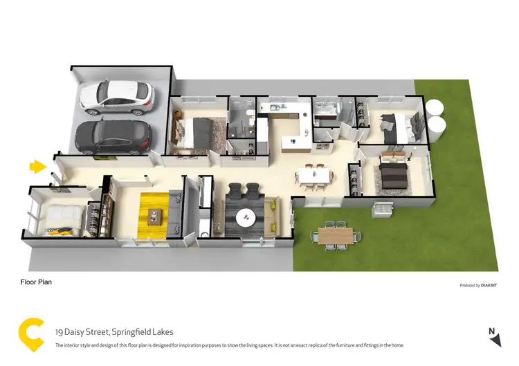 Floorplan of Homely house listing, 19 Daisy Street, Springfield Lakes QLD 4300