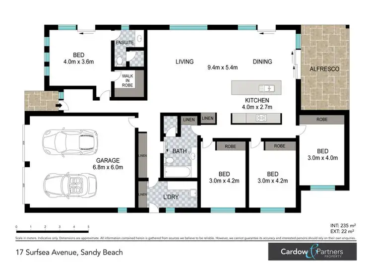 Floorplan of Homely house listing, 17 Surfsea Ave, Sandy Beach NSW 2456