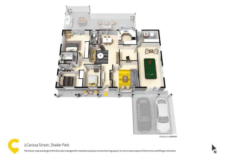 Floorplan of Homely house listing, 2 Carissa Street, Shailer Park QLD 4128