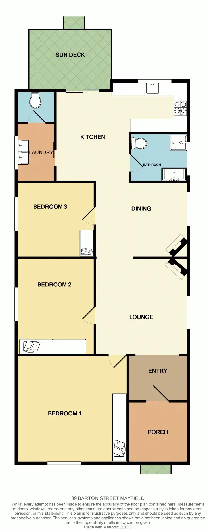 Floorplan of Homely house listing, 89 Barton Street, Mayfield NSW 2304
