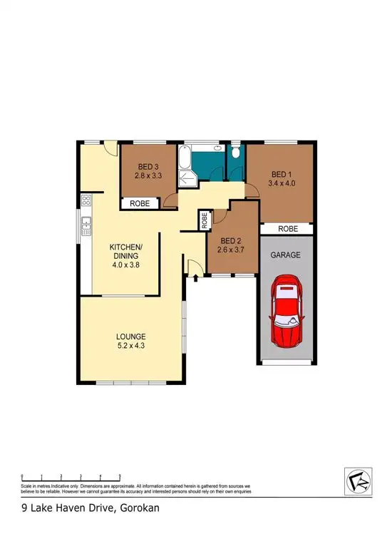 Floorplan of Homely house listing, 9 Lake Haven Drive, Gorokan NSW 2263