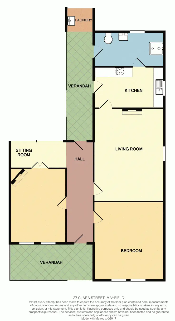 Floorplan of Homely house listing, 27 Clara Street, Mayfield East NSW 2304