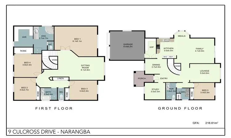 Floorplan of Homely house listing, 9 Culcross Drive, Narangba QLD 4504