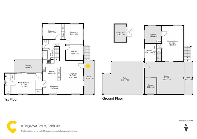 Floorplan of Homely house listing, 11 Bergamot Street, Bald Hills QLD 4036
