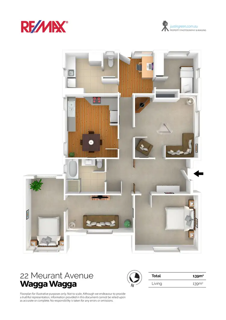 Floorplan of Homely house listing, 22 Meurant Avenue, Wagga Wagga NSW 2650