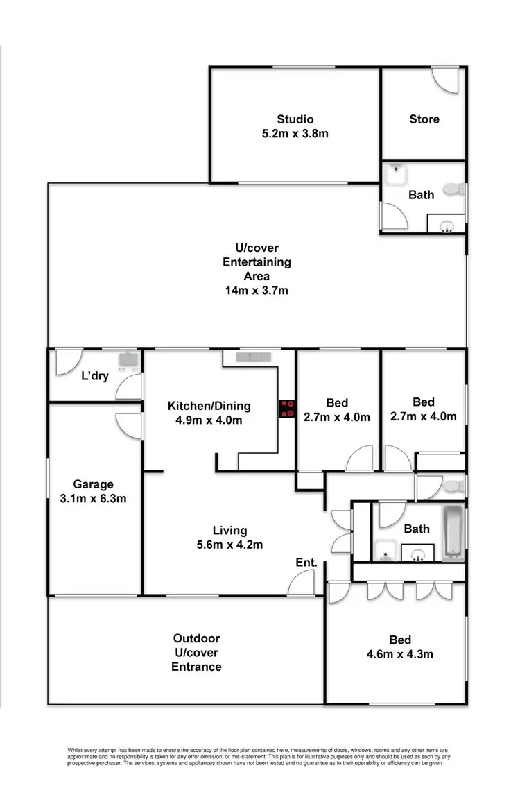 Floorplan of Homely house listing, 74 Oceanic Drive, Warana QLD 4575