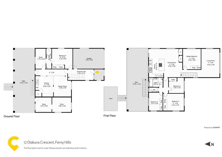 Floorplan of Homely house listing, 12 Olakuna Crescent, Ferny Hills QLD 4055