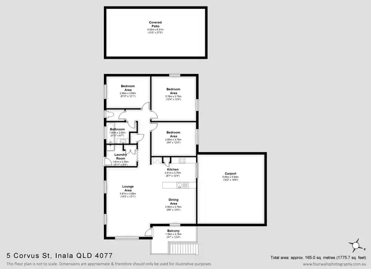 Floorplan of Homely house listing, 5 Corvus St, Inala QLD 4077