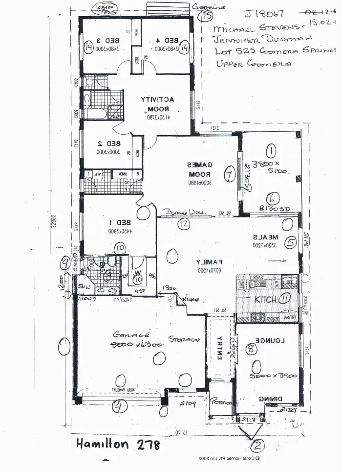 Floorplan of Homely house listing, 22 Coomerong Crescent, Upper Coomera QLD 4209