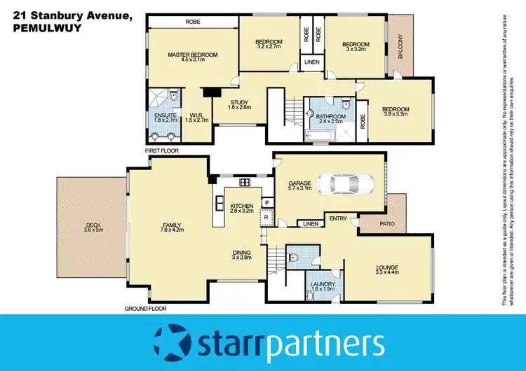 Floorplan of Homely house listing, 21 Stanbury Avenue, Pemulwuy NSW 2145