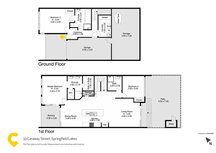 Floorplan of Homely house listing, 33 Caraway Street, Springfield Lakes QLD 4300