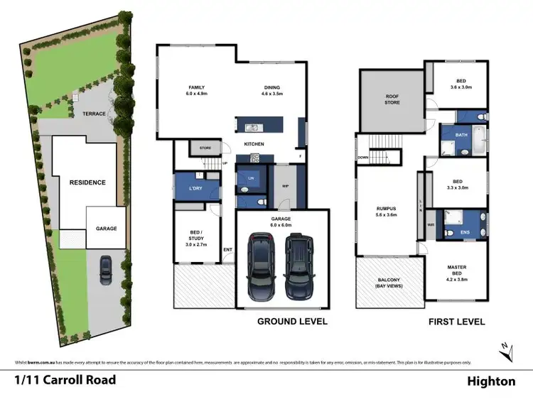 Floorplan of Homely house listing, 1/11 Carroll Road, Highton VIC 3216