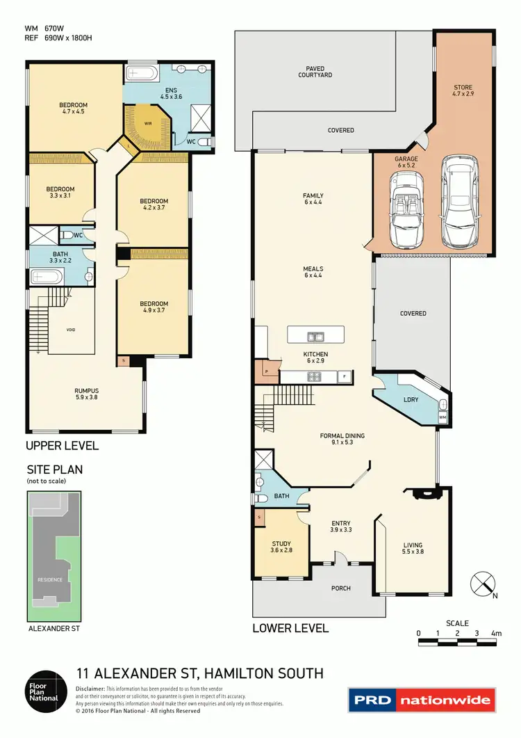 Floorplan of Homely house listing, 11 Alexander Street, Hamilton South NSW 2303