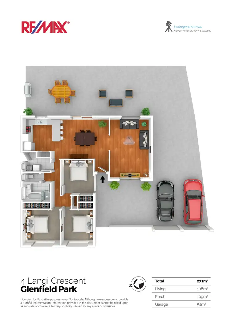 Floorplan of Homely house listing, 4 Langi Crescent, Glenfield Park NSW 2650