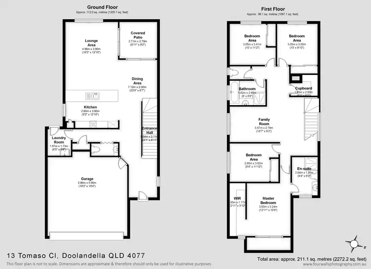 Floorplan of Homely house listing, 13 Tomaso Cl, Doolandella QLD 4077