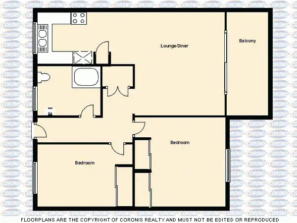 Floorplan of Homely unit listing, 2/15 Lorne Street, Alderley QLD 4051