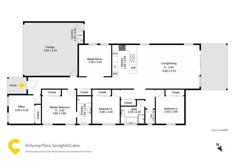 Floorplan of Homely house listing, z16 Hyssop Place, Springfield Lakes QLD 4300