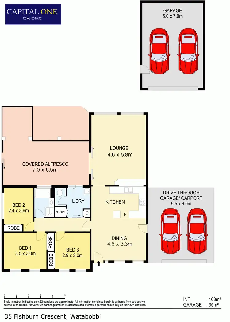 Floorplan of Homely house listing, 35 Fishburn Crescent, Watanobbi NSW 2259