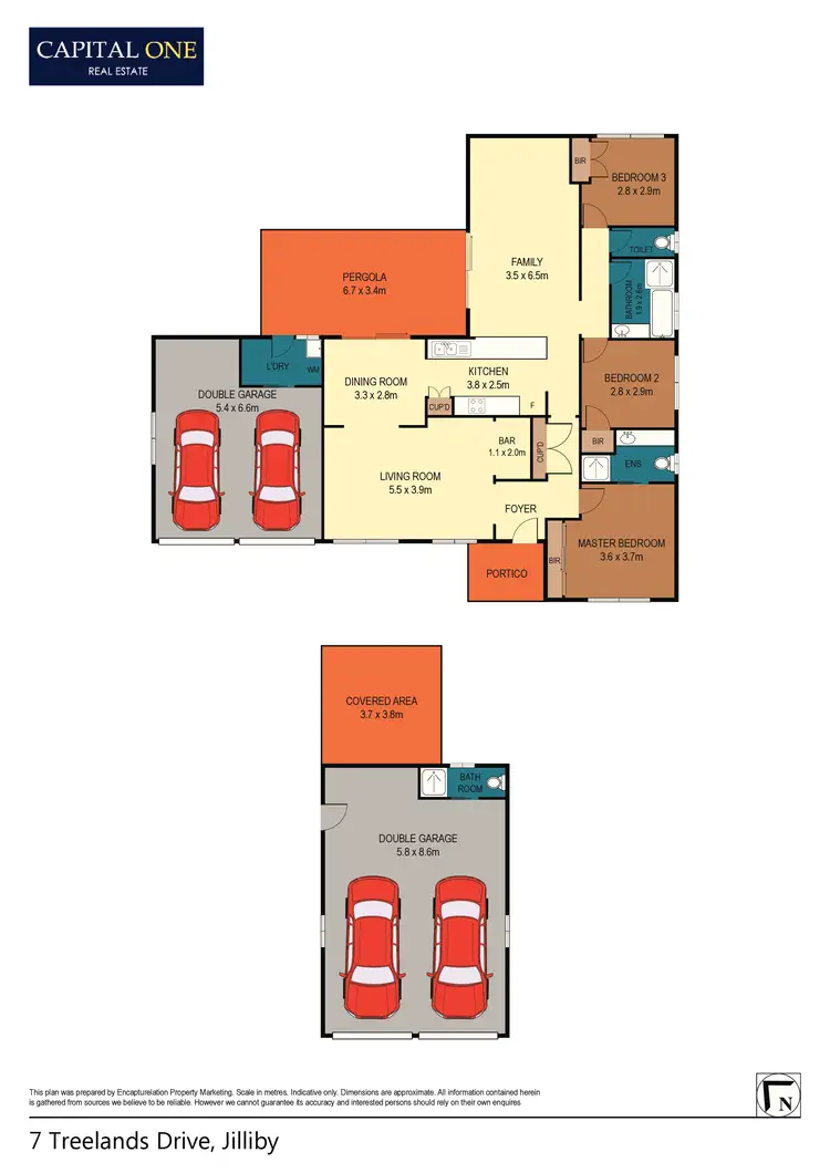 Floorplan of Homely house listing, 7 Treelands Drive, Jilliby NSW 2259