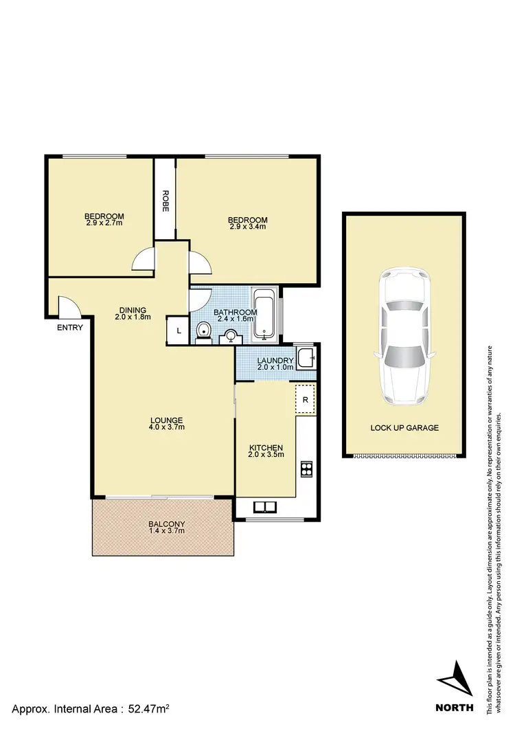 Floorplan of Homely unit listing, 21/30 Putland Street, St Marys NSW 2760