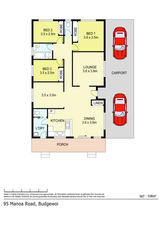 Floorplan of Homely house listing, 95 Manoa Road, *do not use*, Budgewoi NSW 2262