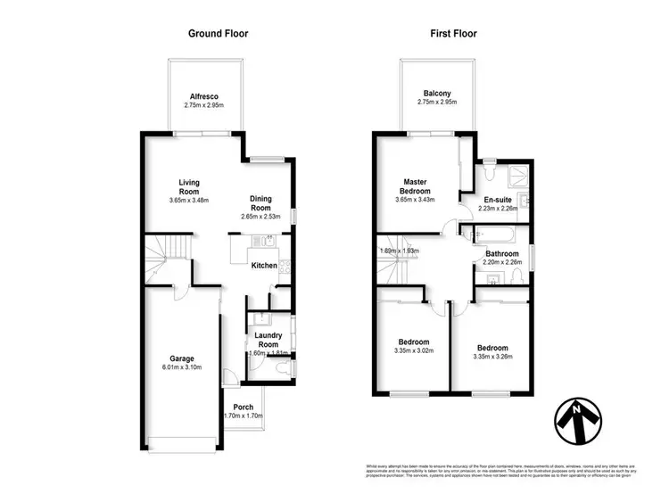 Floorplan of Homely townhouse listing, 3/21 Michael Street, Wynnum West QLD 4178