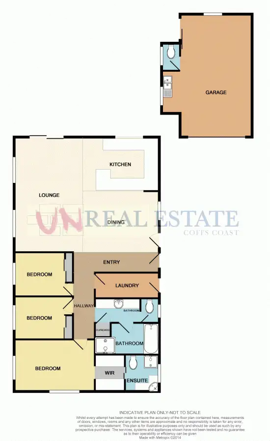 Floorplan of Homely house listing, 26 Bower Crescent, Toormina NSW 2452