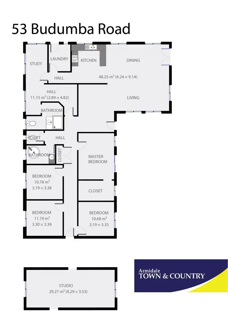 Floorplan of Homely house listing, 53 Budumba Road, Armidale NSW 2350